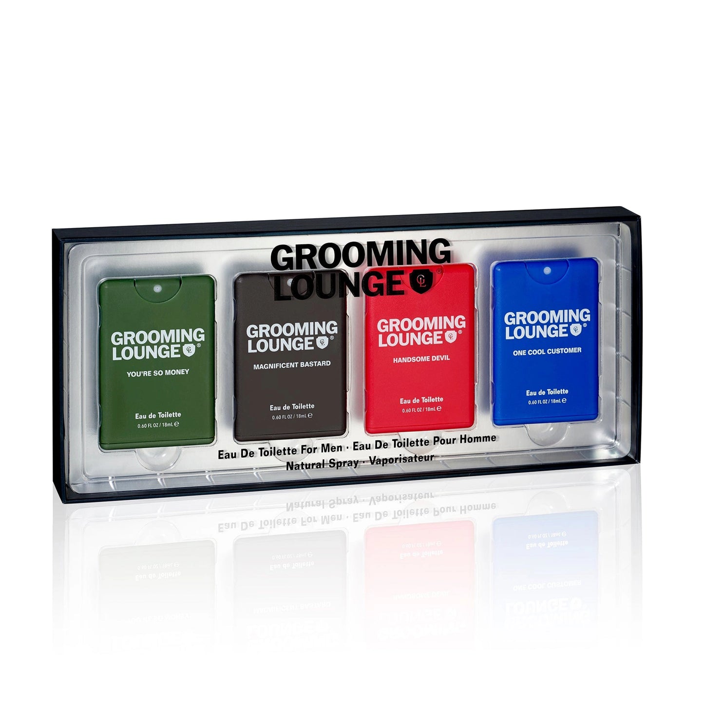 Grooming Lounge Men's Fragrances - 4-Piece Pocket Spray Gift Set