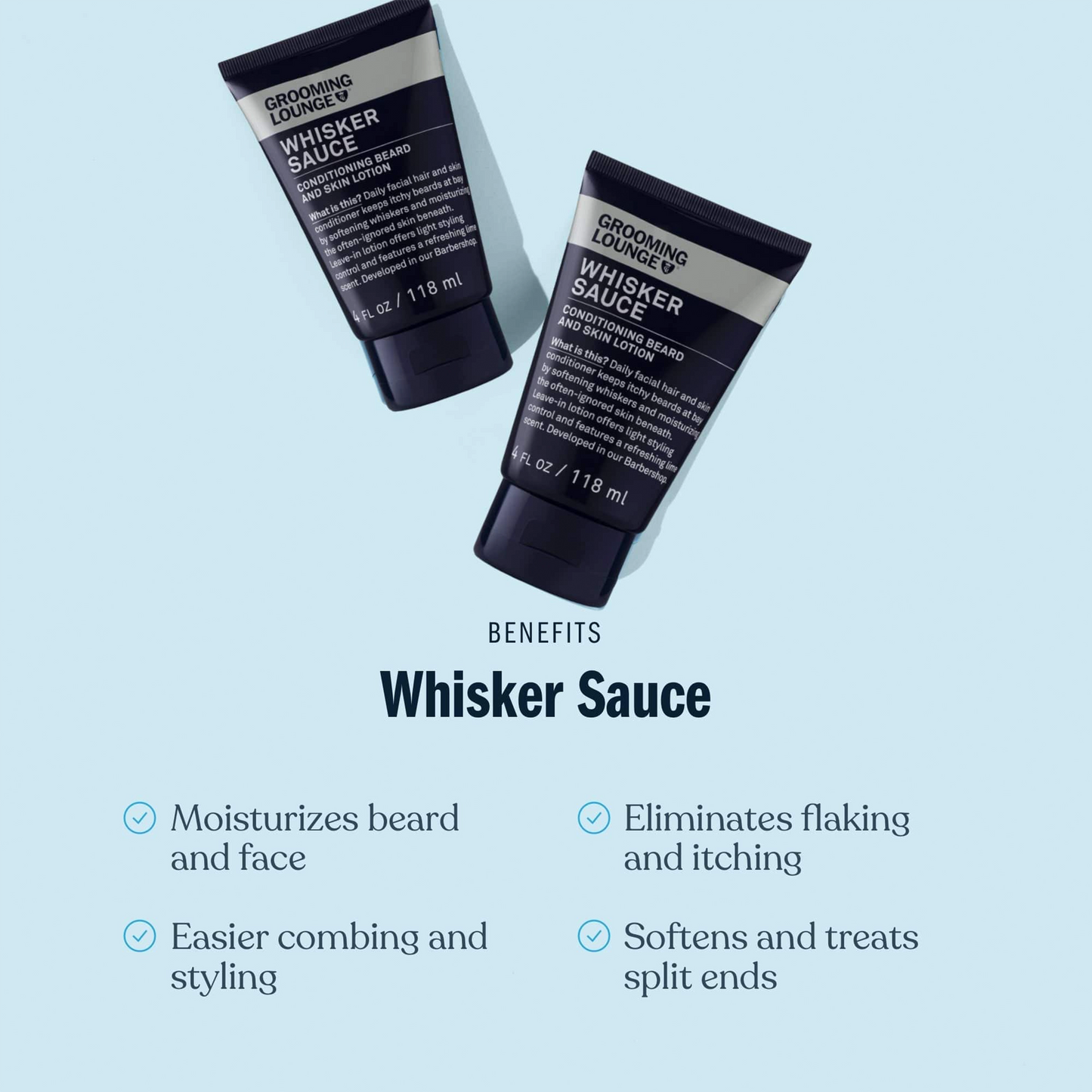 Grooming Lounge Whisker Sauce 2 Pack (Save $5)