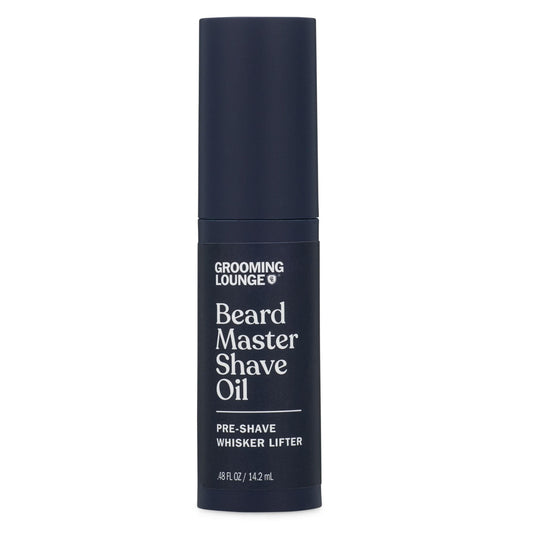  Revolutionary shaving solution provides superior razor glide while helping to eliminate razor burn and rashes. Developed in our Barbershop, see-through oil is loaded with botanicals that help men master their beards. Can be used solo or mixed with Beard Destroyer Shave Cream. Guaranteed to improve any morning shave.