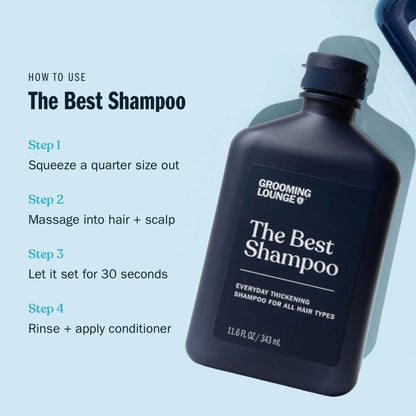 Grooming Lounge The Best Shampoo - Best Men's Shampoo For All Hair Types