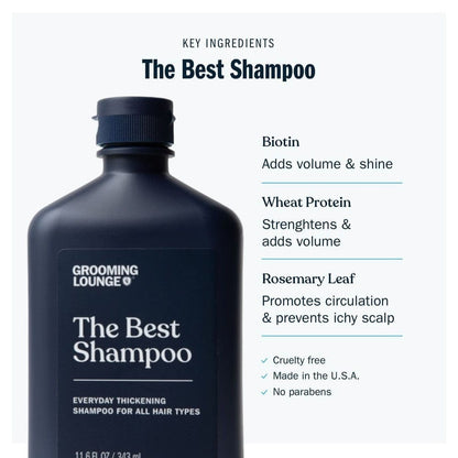 Grooming Lounge The Best Shampoo - Best Men's Shampoo For All Hair Types