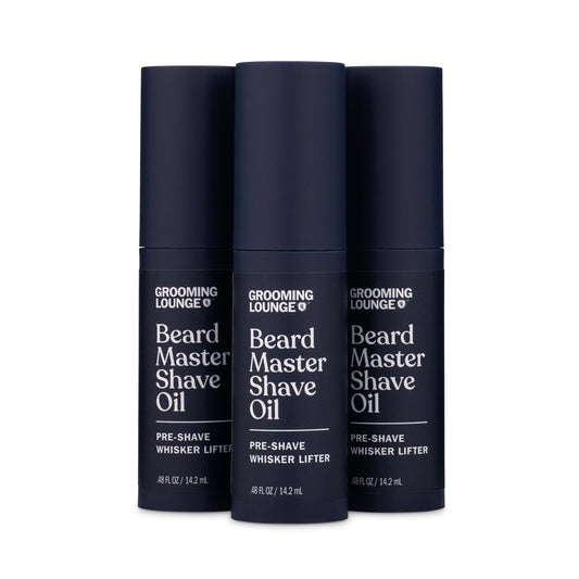 Grooming Lounge Beard Master Shave Oil 3 Pack (Save $10)